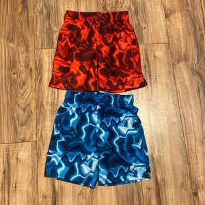 Red and Blue Shorts